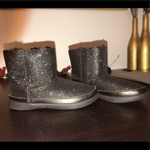 Ugg black glitter size 12